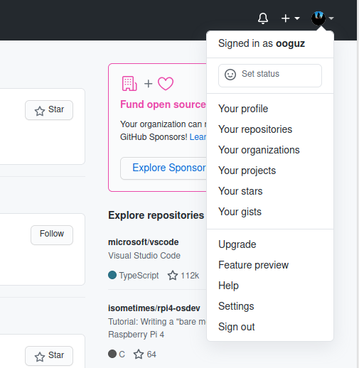 GitHub ana sayfa