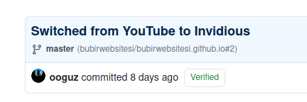 GitHub verified